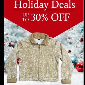 Cozy Tan Teddy Jacket